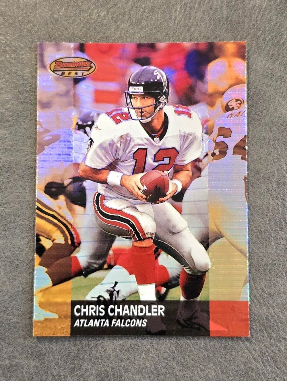 2001 Bowman's Best #22 Chris Chandler Football Card
